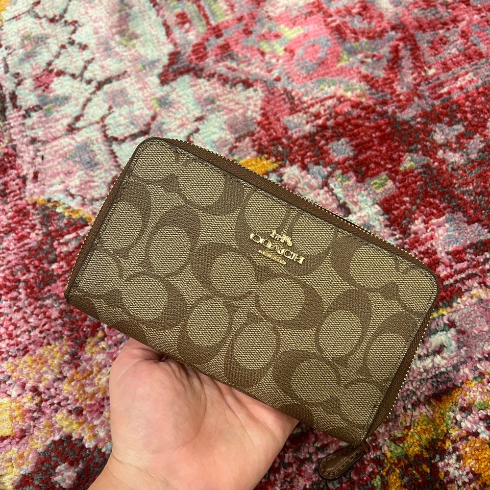 Coach monogram wallet